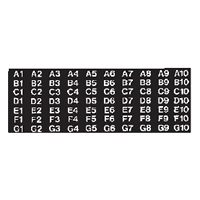 SELECTION LABELS A1 TO H10 / MPN - 460346 